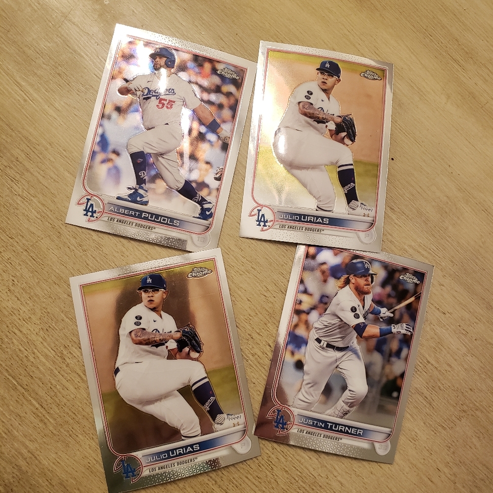 2022 Topps Chrome Card Bundle of 7